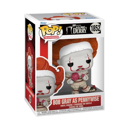 乐天商城 - Funko Pop! ウェルカム・トゥ・デリー ボブ・グレイ ペニーワイズ フィギュア ビニールフィギュア ホラー 映画 キャラクター グッズ コレクター