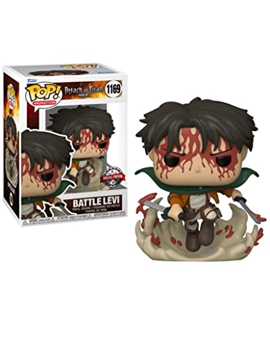 Funko Pop! 진격의 거인 리바이 배틀판 한정 피규어 Funko Pop! Battle Levi 애니메이션 상품 비닐 피규어