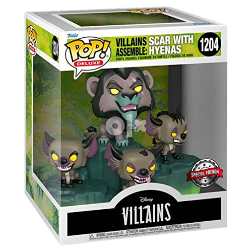 Other - Funko Pop! ディズニー ライオンキング スカー ハイエナ付き ヴィランズ ホットトピック限定 フィギュア 置物 ビニールフィギュア