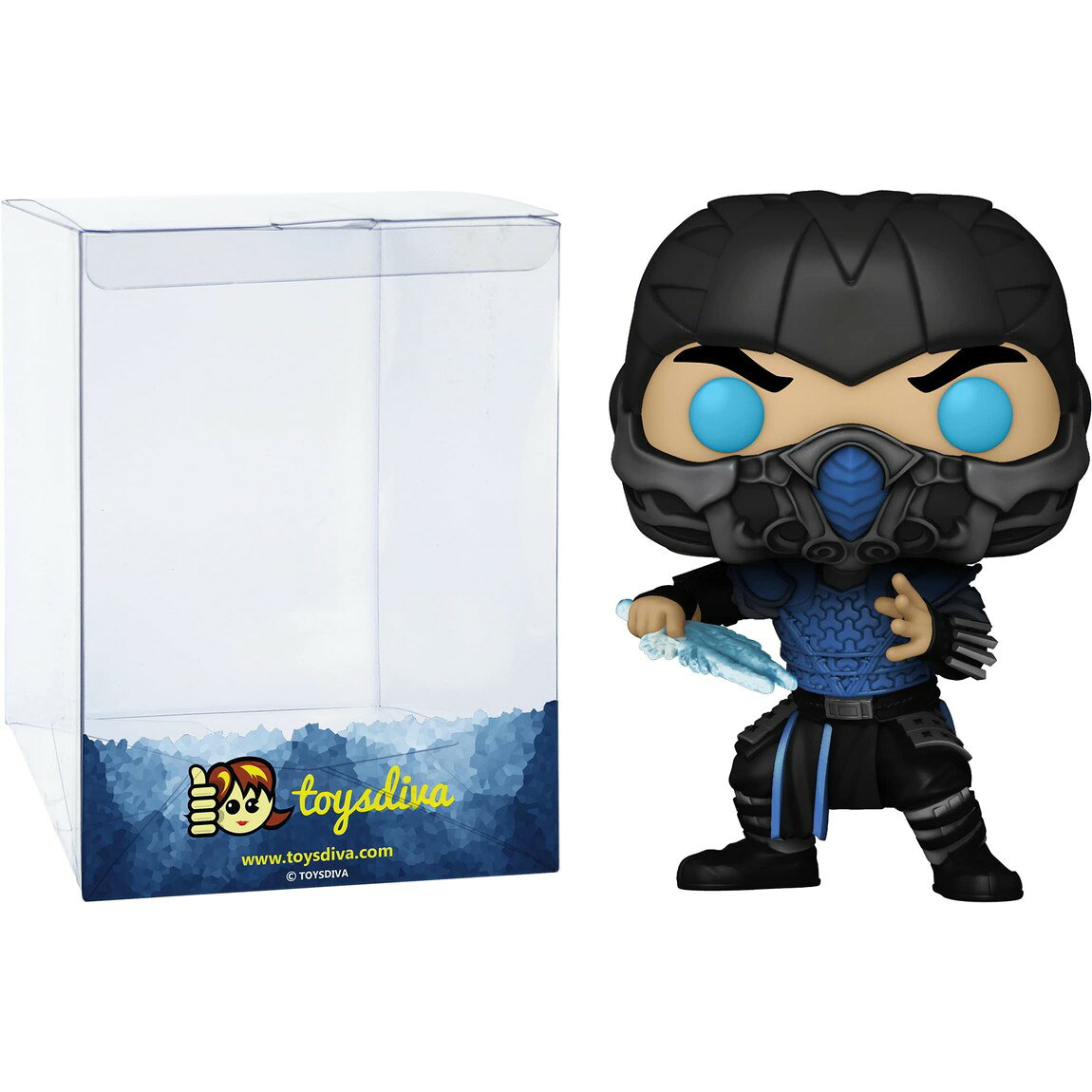 Funko Pop! モータルコンバット サブ・ゼロ フィギュア 蓄光仕様 限定モデル プロテクター付き