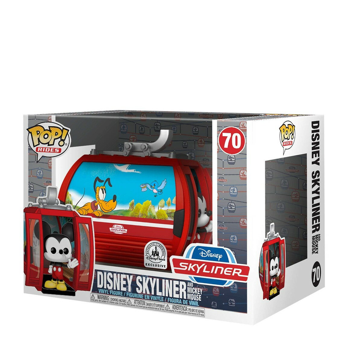 Funko Pop! Rides ディズニー ミッキーマウス スカイライナー ビニールフィギュア ...
