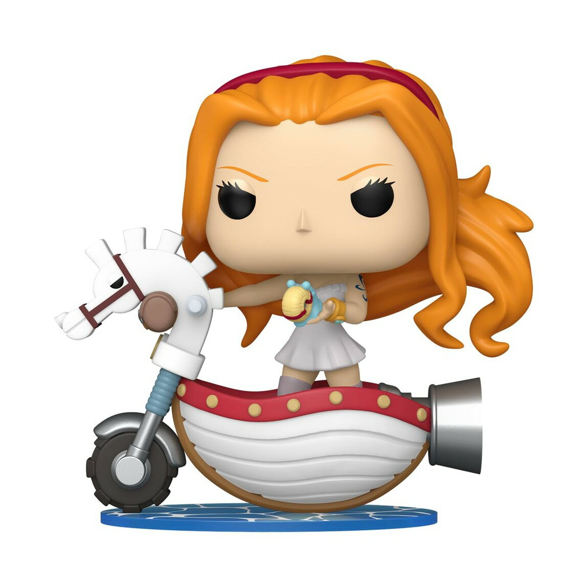 Funko Pop! Rides 원피스 나미 화이트 하비 호스 피규어 2025년 원더콘 한정판