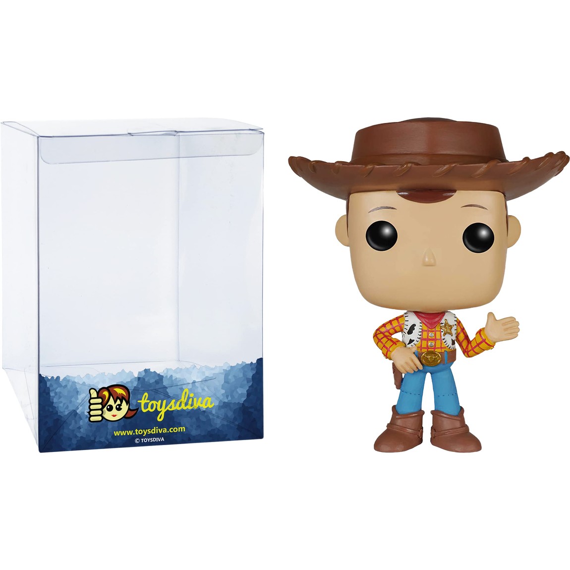 Funko Pop! 토이 스토리 우디 비닐 피규어 프로텍터 케이스 부속 팝