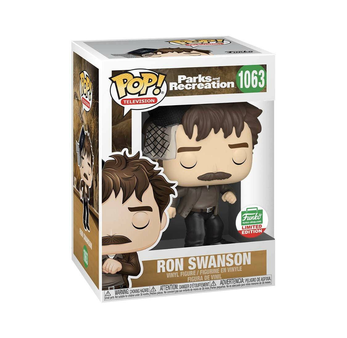 Funko Pop! パークス・アンド・レクリエーション ロン・スワンソン フィギュア ポップ 限定版