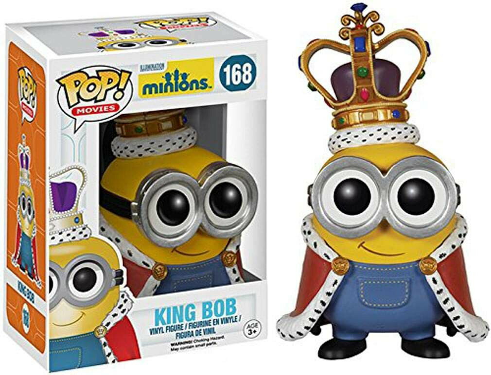 乐天商城 - Funko Pop! ミニオンズ ミニオン キング フィギュア ポップ ムービー シリーズ 王様