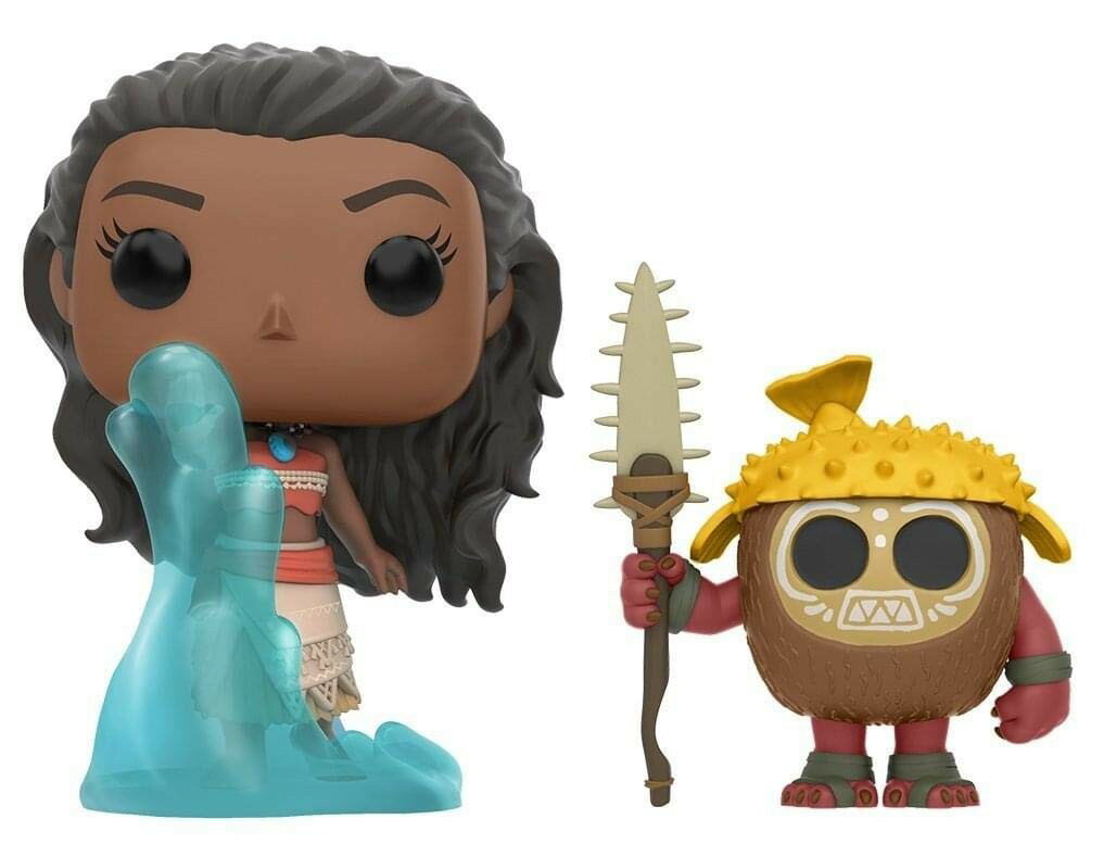 Funko Pop! 디즈니 모아나와 전설의 바다 모아나 & 카카모라 2장 세트 비닐 피규어 팝