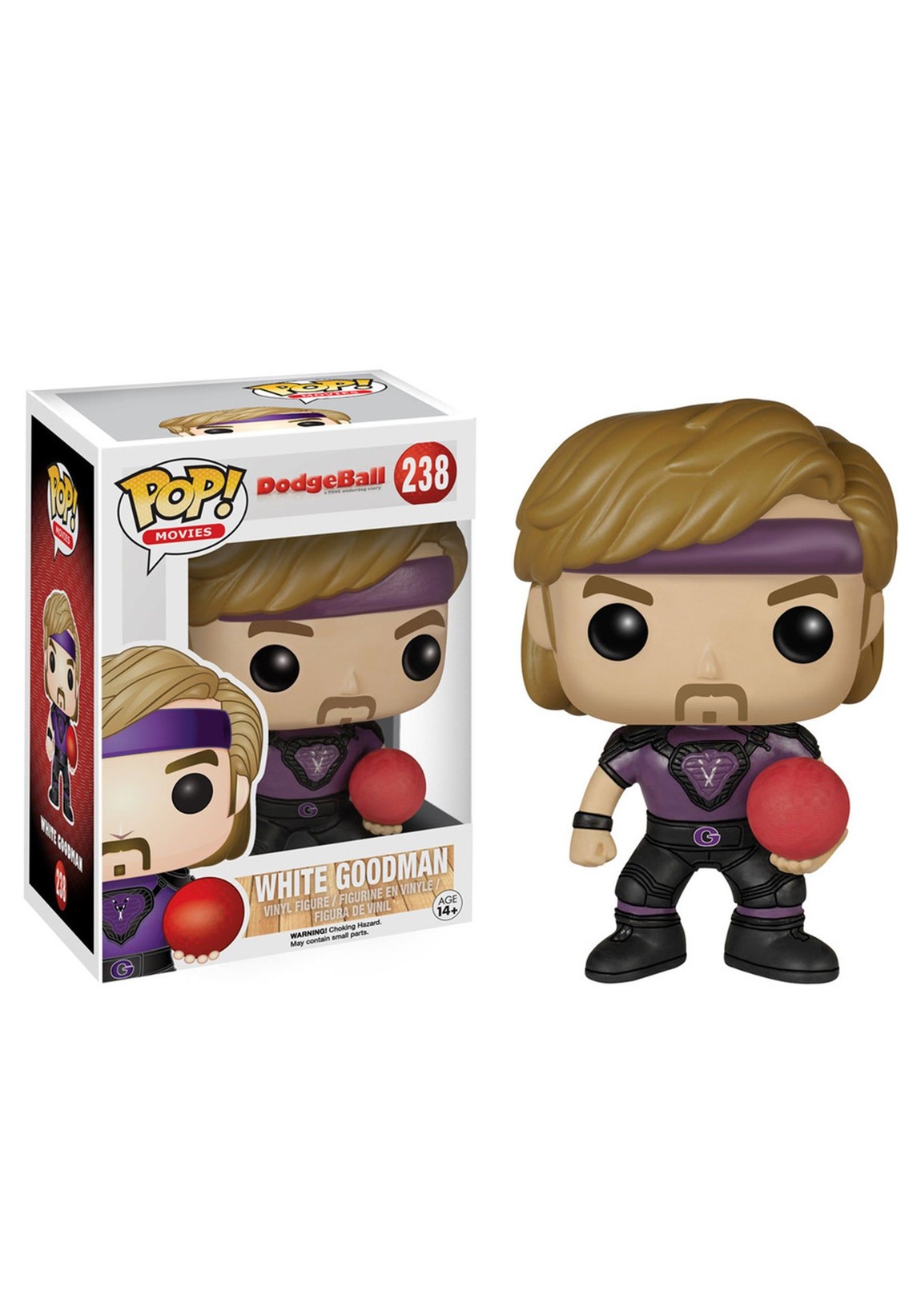 Funko Pop! 映画 ドッジボール ホワイト・グッドマン フィギュア ビニール製 ポップ