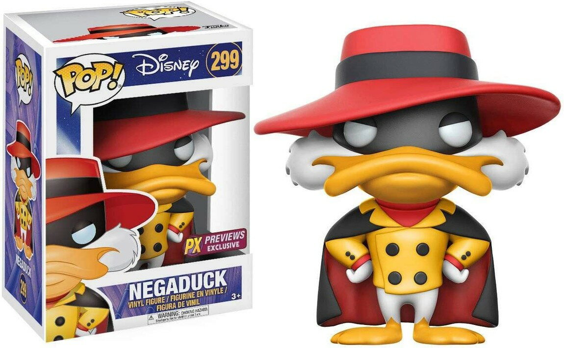 樂天商城 - Funko Pop! ディズニー ダークウィング・ダック ネガダック フィギュア ポップ ビニール製