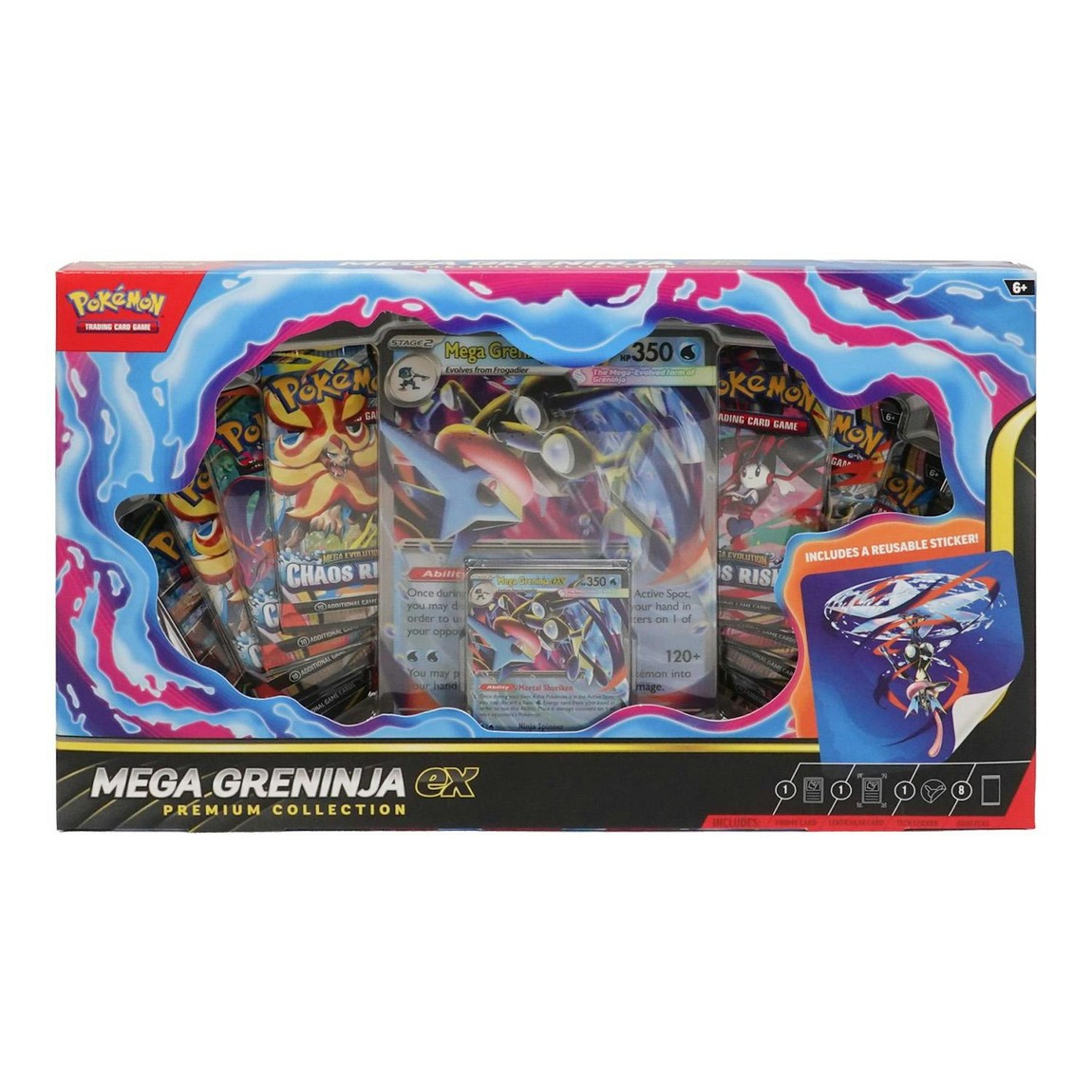 ポケモン英語版 Mega Greninja ex Premium Collection Box プレミアムコレクション ゲッコウガex 収録