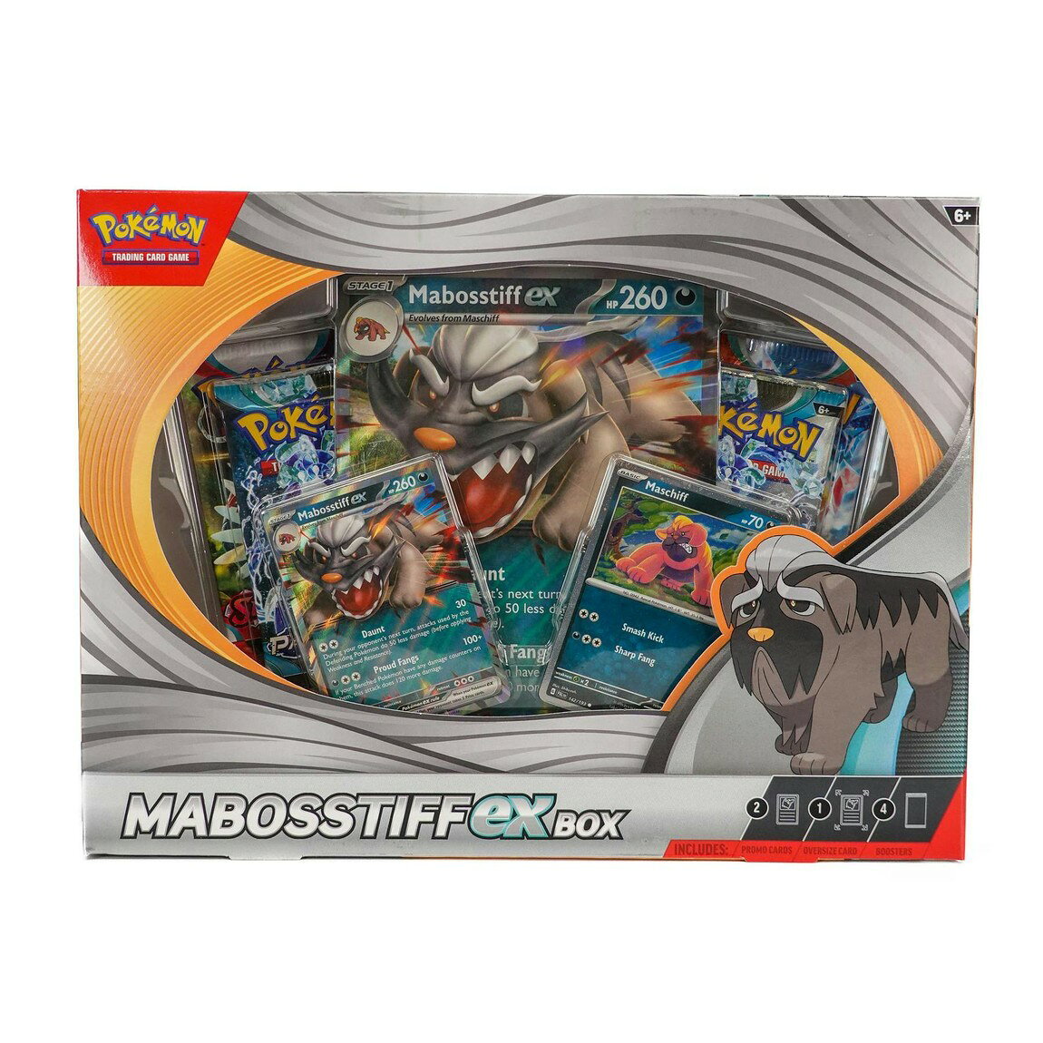 ポケモン英語版 2024 Mabosstiff ex Box ホビーボックス プロモカード & ブースターパック封入
