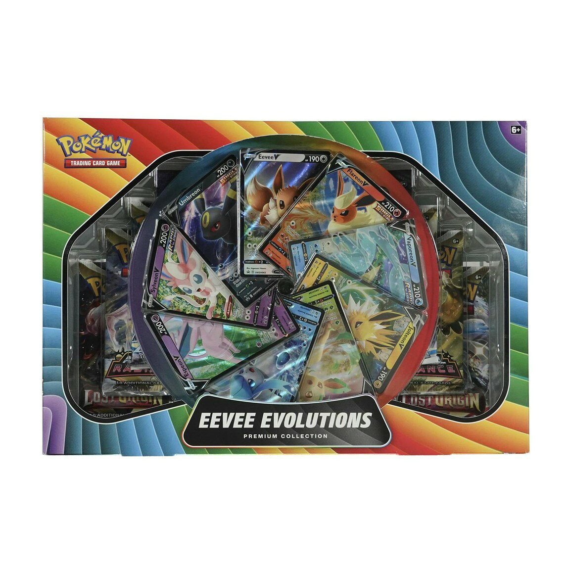 ポケモン英語版 Eevee Evolutions Premium Collection Box プレミアムコレクションボックス ブースターパック9パック入り プロモカード9枚入り