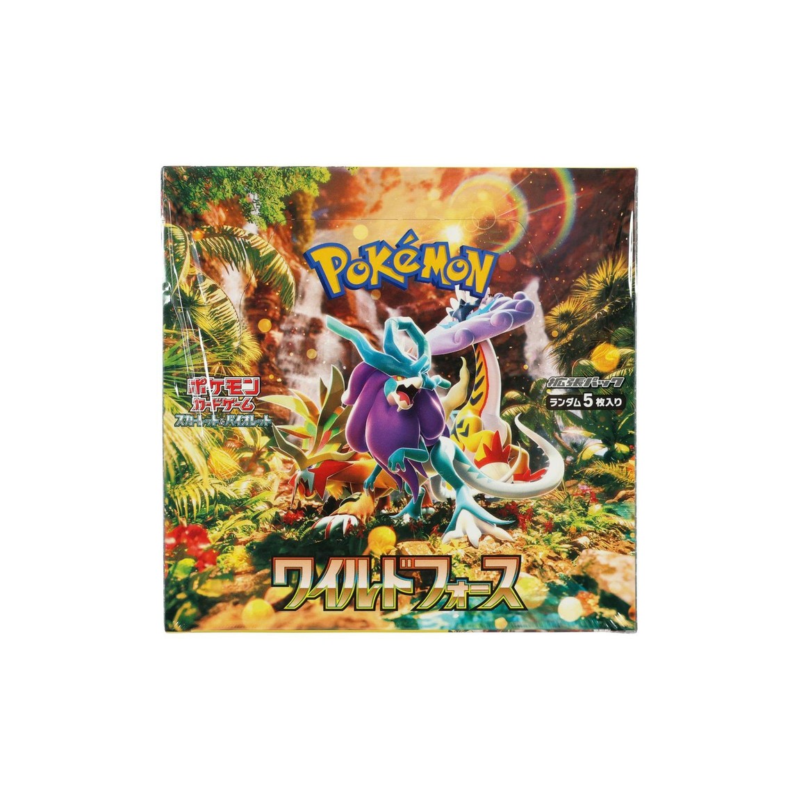 ポケモン英語版 2024 Scarlet & Violet Wild Force Booster Box ホビーボックス 未開封ボックス