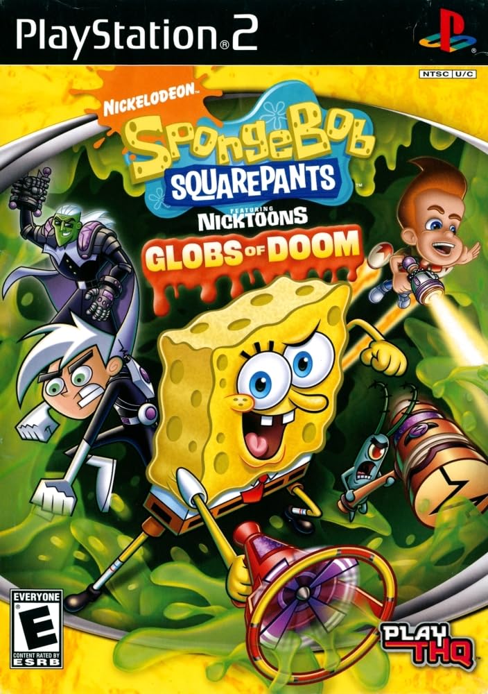 SpongeBob SquarePants featuring NickToons: Globs of Doom - PlayStation 2 (Renewed) 北米版 PS2 プレイステーション2 海外版ソフト
