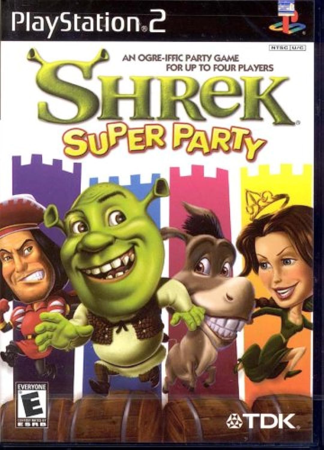 Shrek: Super Party - PlayStation 2 北米版 PS2 プレイステーション2 海外版ソフト