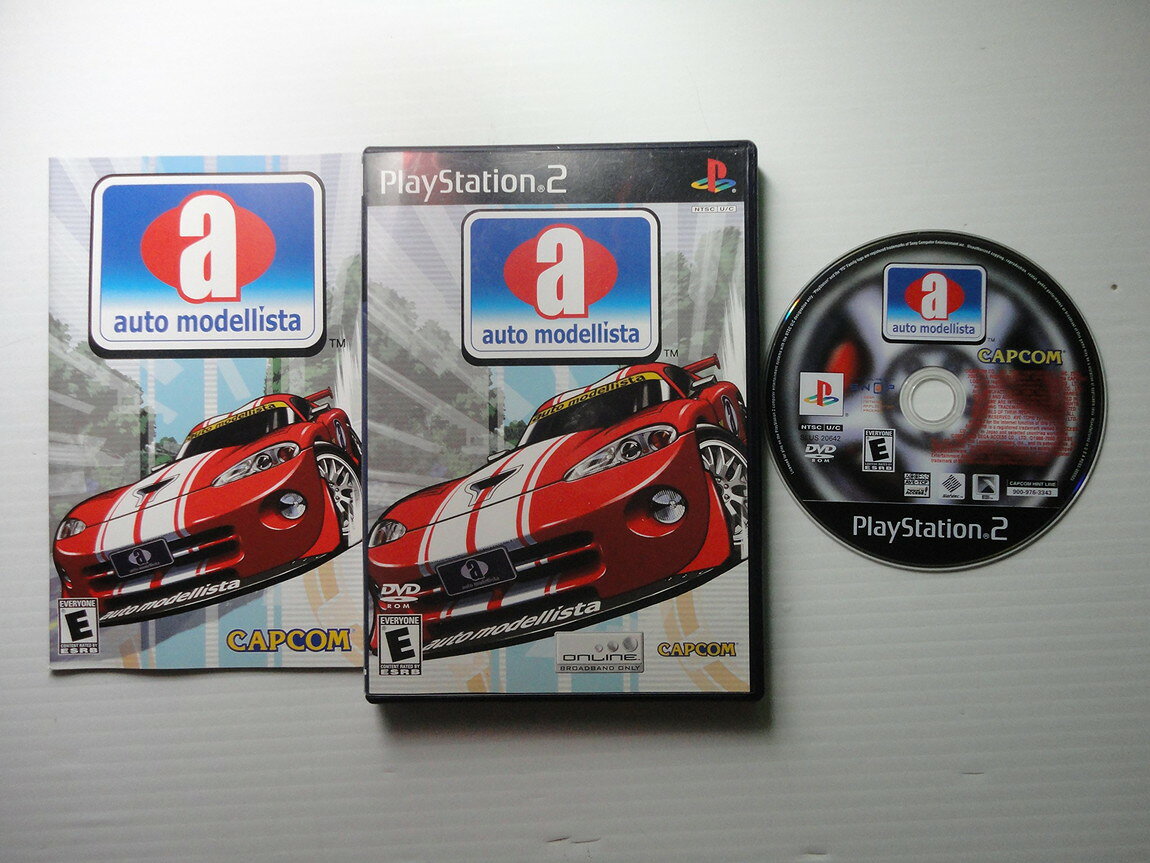 Auto Modellista - PlayStation 2 北米版 PS2 プレイステーション2 海外版ソフト