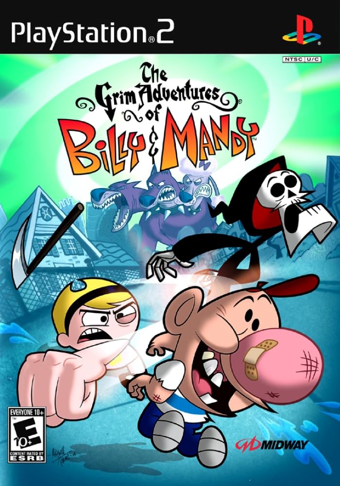 The Grim Adventures of Billy & Mandy (Renewed) 北米版 PS2 プレイステーション2 海外版ソフト