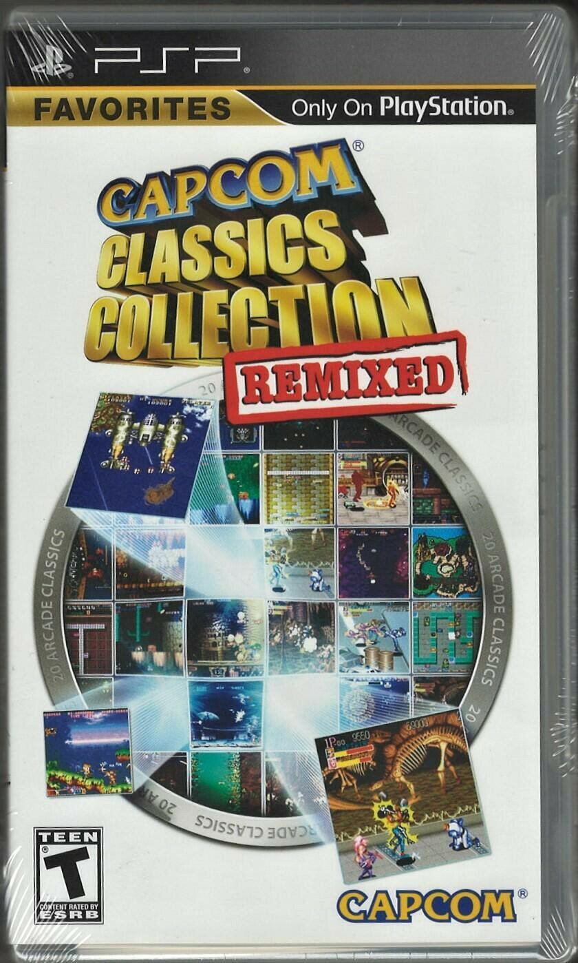 Capcom Classics Collection Remixed (Favorites) PSP (Brand New Factory Sealed US 北米版 PSP PSP 海外版ソフト