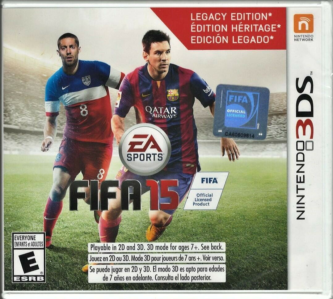 FIFA Soccer 15 3DS (Brand New Factory Sealed US Version) Nintendo 3DS, nintendo_ 北米版 3DS ニンテンドー3DS 海外版ソフト