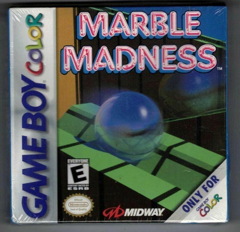 Marble Madness GBC (Brand New Factory Sealed US Version) Game Boy Advance 北米版 GBA ゲームボーイアドバンス 海外版ソフト