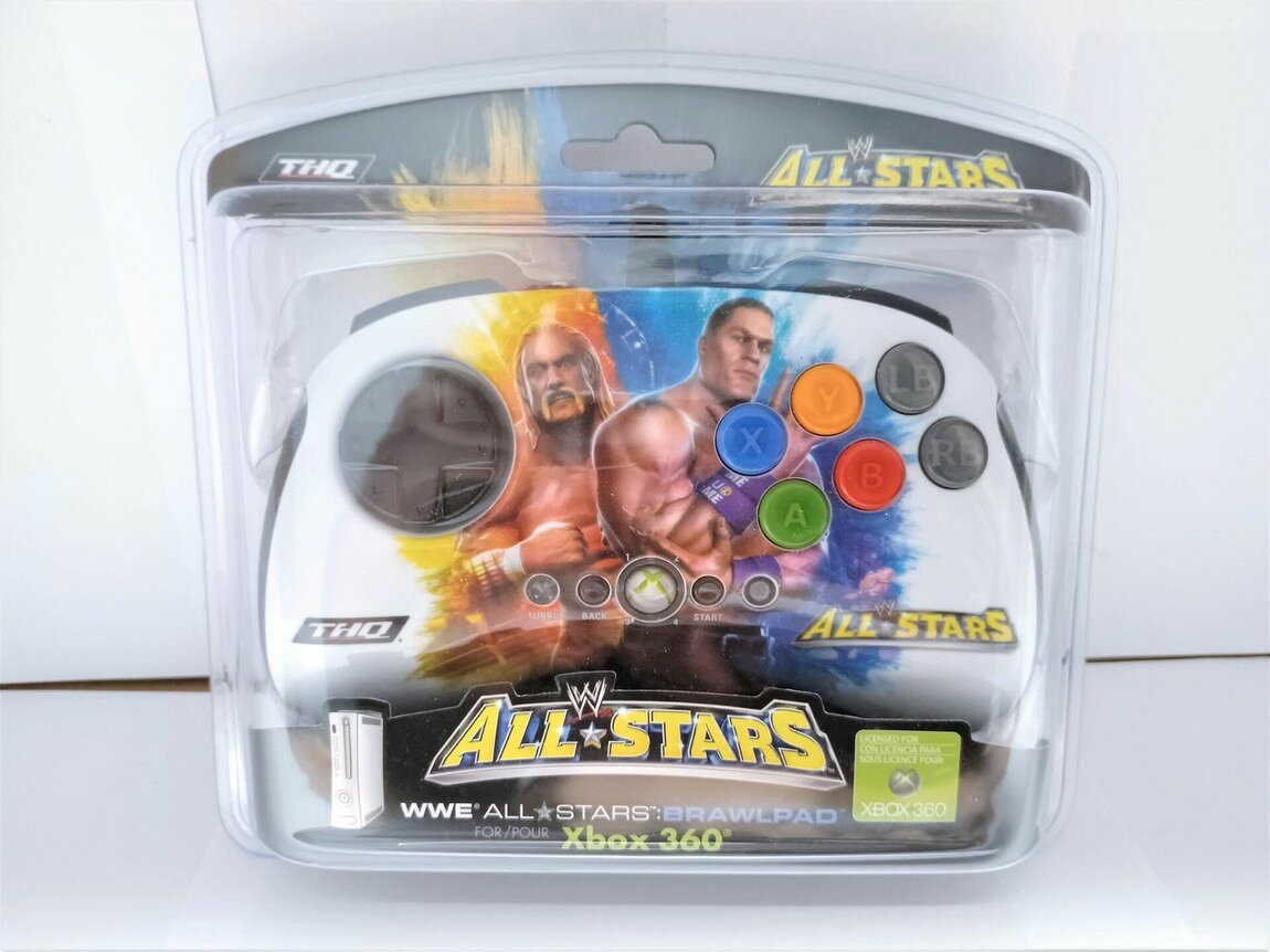 Xbox 360 WWE All STARS BrawlPad Hulk Hogan and John Cena, New 北米版 Xbox 360 Xbox360 海外版ソフト