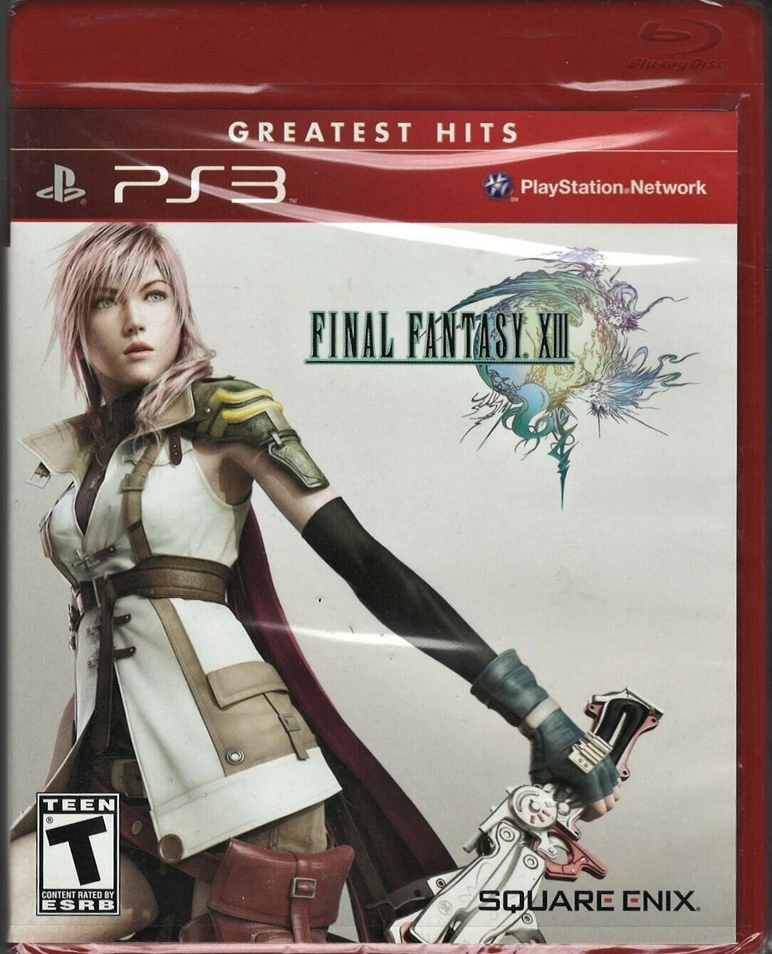 PRODUCT DETAILS 【商品情報】・商品名：Final Fantasy XIII (Greatest Hits) - PlayStation 3・対応機種：プレイステーション3（PS3）・仕様：北米版（NTSC-U/C）・言語：英語【コンディション】・新品未開封の海外直輸入品です。・パッケージに輸送によるスレ・小傷がある場合があります。 ■ 北米版ゲームについてのご注意（必ずお読みください） 【北米版 ゲームについてのご注意】こちらの商品は、北米版（海外仕様）のゲームソフトです。・プレイステーション3（PS3）本体はリージョンフリーのため、日本国内の本体でもプレイいただけます。・ゲーム内の表示および音声は、基本的に英語です。日本語には対応していない場合があります。・オンライン機能・ダウンロードコンテンツ等は、アカウントの地域により利用できない場合があります。・海外版であることを理由とした返品・交換はお受けできません。 ■ ご注意 ・掲載画像は実物に近い色味になるよう調整しておりますが、ご利用の環境により差異が生じる場合があります。・複数店舗で在庫を共有しているため、ご注文後に在庫切れとなる場合がございます。・海外倉庫からのお取り寄せのため、発送までに数日〜2〜3週間程度かかる場合があります。 ■ 納期についてお届けの目安を必ずご確認ください。 ご注意 海外からの輸入品となります。海外輸送のため、外箱に軽微なスレ等がある場合がございますが、商品本体には影響ございません。 ※在庫状況は仕入先の在庫情報をもとに出来る限り正確に表示しておりますが、取寄せ商品のため、タイミングによりご注文後に欠品・キャンセルとなる場合がございます。