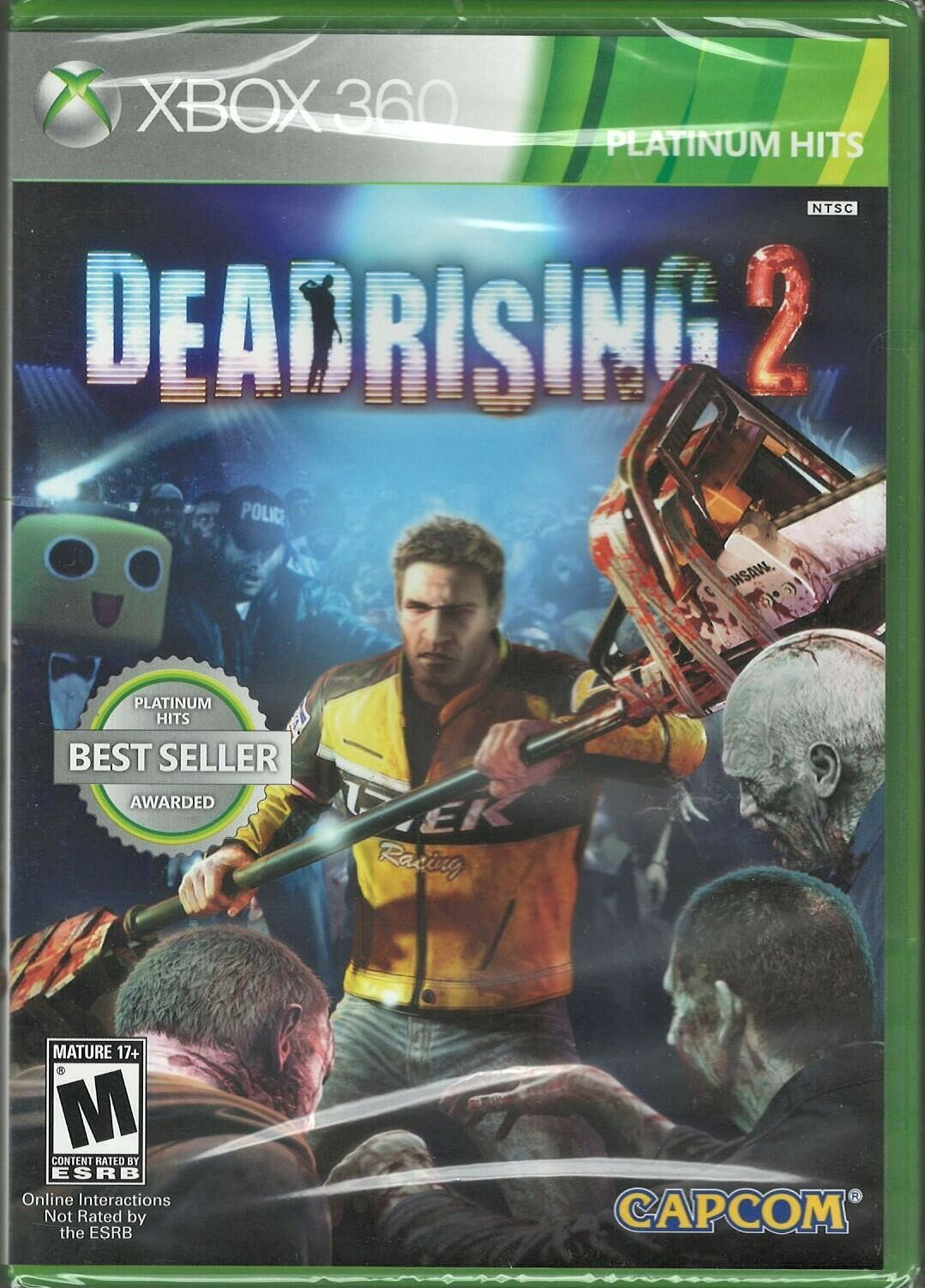PRODUCT DETAILS 【商品情報】・商品名：Dead Rising 2 (Platinum Hits) Xbox 360 (Brand New Factory Sealed US Version) Xbo・対応機種：Xbox360（Xbox 360）・仕様：北米版（NTSC-U/C）・言語：英語【コンディション】・新品未開封の海外直輸入品です。・パッケージに輸送によるスレ・小傷がある場合があります。 ■ 北米版ゲームについてのご注意（必ずお読みください） 【北米版 ゲームについてのご注意】こちらの商品は、海外仕様のゲームソフトです。・Xbox360（Xbox 360）は本体にリージョン制限があるため、日本国内の本体では通常そのままプレイすることはできません。・北米版の本体など、ソフトに対応した本体が必要です。・ゲーム内の表示および音声は、基本的に英語などの外国語です。日本語には対応していない場合があります。・映像方式や接続するテレビ・モニターによっては、正常に表示されない場合があります。・海外版であることや、お手持ちの本体で使用できないことを理由とした返品・交換はお受けできません。 ■ ご注意 ・掲載画像は実物に近い色味になるよう調整しておりますが、ご利用の環境により差異が生じる場合があります。・複数店舗で在庫を共有しているため、ご注文後に在庫切れとなる場合がございます。・海外倉庫からのお取り寄せのため、発送までに数日〜2〜3週間程度かかる場合があります。 ■ 納期についてお届けの目安を必ずご確認ください。 ご注意 海外からの輸入品となります。海外輸送のため、外箱に軽微なスレ等がある場合がございますが、商品本体には影響ございません。 ※在庫状況は仕入先の在庫情報をもとに出来る限り正確に表示しておりますが、取寄せ商品のため、タイミングによりご注文後に欠品・キャンセルとなる場合がございます。