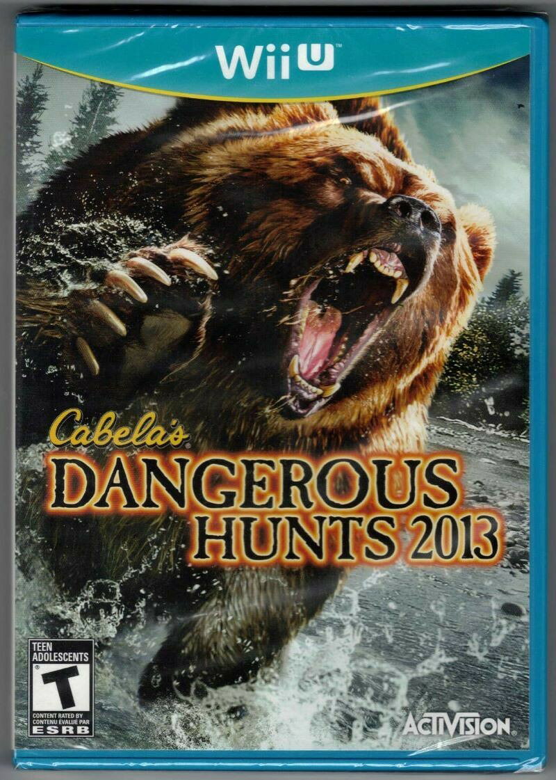 Cabela''s Dangerous Hunts 2013 Wii-U (Brand New Factory Sealed US Version) Ninte 北米版 Wii Wii 海外版ソフト