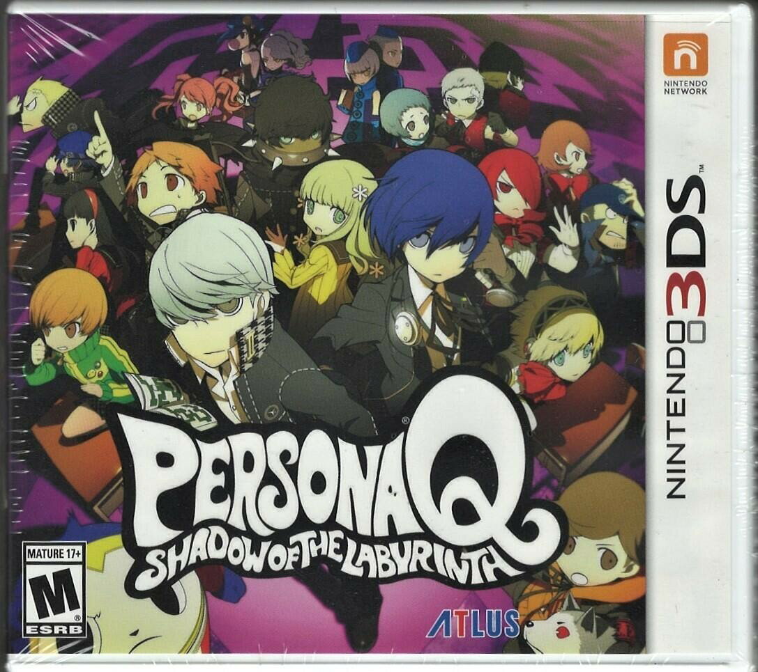 Persona Q: Shadow of the Labyrinth - Nintendo 3DS 北米版 3DS ニンテンドー3DS 海外版ソフト