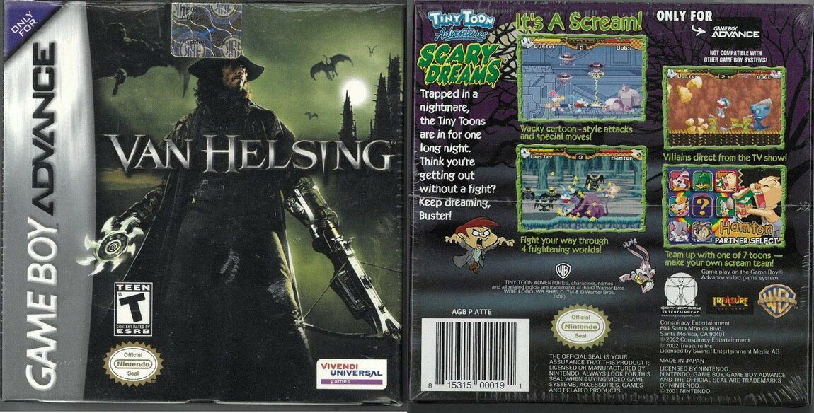 Van Helsing - Game Boy Advance 北米版 GBA ゲームボーイアドバンス 海外版ソフト