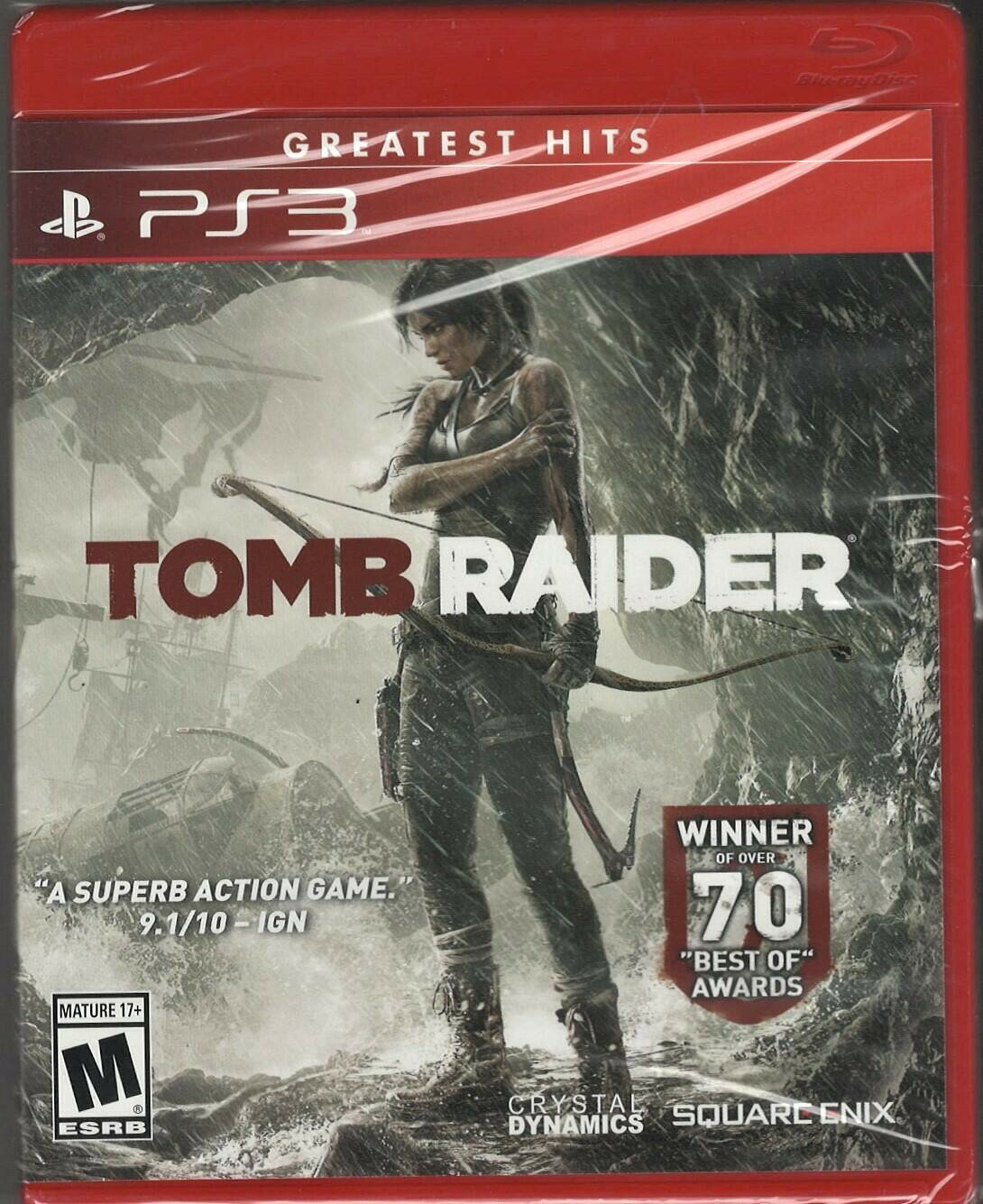 PRODUCT DETAILS 【商品情報】・商品名：Tomb Raider (Greatest Hits) PS3 (Brand New Factory Sealed US Version) PlayStatio・対応機種：プレイステーション3（PS3）・仕様：北米版（NTSC-U/C）・言語：英語【コンディション】・新品未開封の海外直輸入品です。・パッケージに輸送によるスレ・小傷がある場合があります。 ■ 北米版ゲームについてのご注意（必ずお読みください） 【北米版 ゲームについてのご注意】こちらの商品は、北米版（海外仕様）のゲームソフトです。・プレイステーション3（PS3）本体はリージョンフリーのため、日本国内の本体でもプレイいただけます。・ゲーム内の表示および音声は、基本的に英語です。日本語には対応していない場合があります。・オンライン機能・ダウンロードコンテンツ等は、アカウントの地域により利用できない場合があります。・海外版であることを理由とした返品・交換はお受けできません。 ■ ご注意 ・掲載画像は実物に近い色味になるよう調整しておりますが、ご利用の環境により差異が生じる場合があります。・複数店舗で在庫を共有しているため、ご注文後に在庫切れとなる場合がございます。・海外倉庫からのお取り寄せのため、発送までに数日〜2〜3週間程度かかる場合があります。 ■ 納期についてお届けの目安を必ずご確認ください。 ご注意 海外からの輸入品となります。海外輸送のため、外箱に軽微なスレ等がある場合がございますが、商品本体には影響ございません。 ※在庫状況は仕入先の在庫情報をもとに出来る限り正確に表示しておりますが、取寄せ商品のため、タイミングによりご注文後に欠品・キャンセルとなる場合がございます。