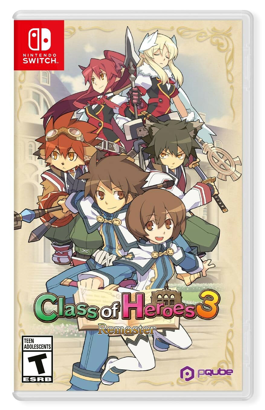 PRODUCT DETAILS 【商品情報】・商品名：Class of Heroes 3 Remaster - Nintendo Switch・対応機種：ニンテンドースイッチ（Switch）・仕様：北米版（NTSC-U/C）・言語：英語【コンディション】・新品未開封の海外直輸入品です。・パッケージに輸送によるスレ・小傷がある場合があります。 ■ 北米版ゲームについてのご注意（必ずお読みください） 【北米版 ゲームについてのご注意】こちらの商品は、北米版（海外仕様）のゲームソフトです。・ニンテンドースイッチ（Switch）本体はリージョンフリーのため、日本国内の本体でもプレイいただけます。・ゲーム内の表示および音声は、基本的に英語です。日本語には対応していない場合があります。・オンライン機能・ダウンロードコンテンツ等は、アカウントの地域により利用できない場合があります。・海外版であることを理由とした返品・交換はお受けできません。 ■ ご注意 ・掲載画像は実物に近い色味になるよう調整しておりますが、ご利用の環境により差異が生じる場合があります。・複数店舗で在庫を共有しているため、ご注文後に在庫切れとなる場合がございます。・海外倉庫からのお取り寄せのため、発送までに数日〜2〜3週間程度かかる場合があります。 ■ 納期についてお届けの目安を必ずご確認ください。 ご注意 海外からの輸入品となります。海外輸送のため、外箱に軽微なスレ等がある場合がございますが、商品本体には影響ございません。 ※在庫状況は仕入先の在庫情報をもとに出来る限り正確に表示しておりますが、取寄せ商品のため、タイミングによりご注文後に欠品・キャンセルとなる場合がございます。