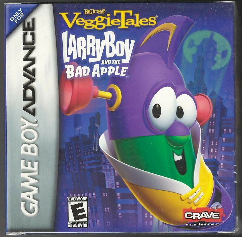 Larry Boy And The Bad Apple GBA (Brand New Factory Sealed US Version) Game Boy A 北米版 GBA ゲームボーイアドバンス 海外版ソフト