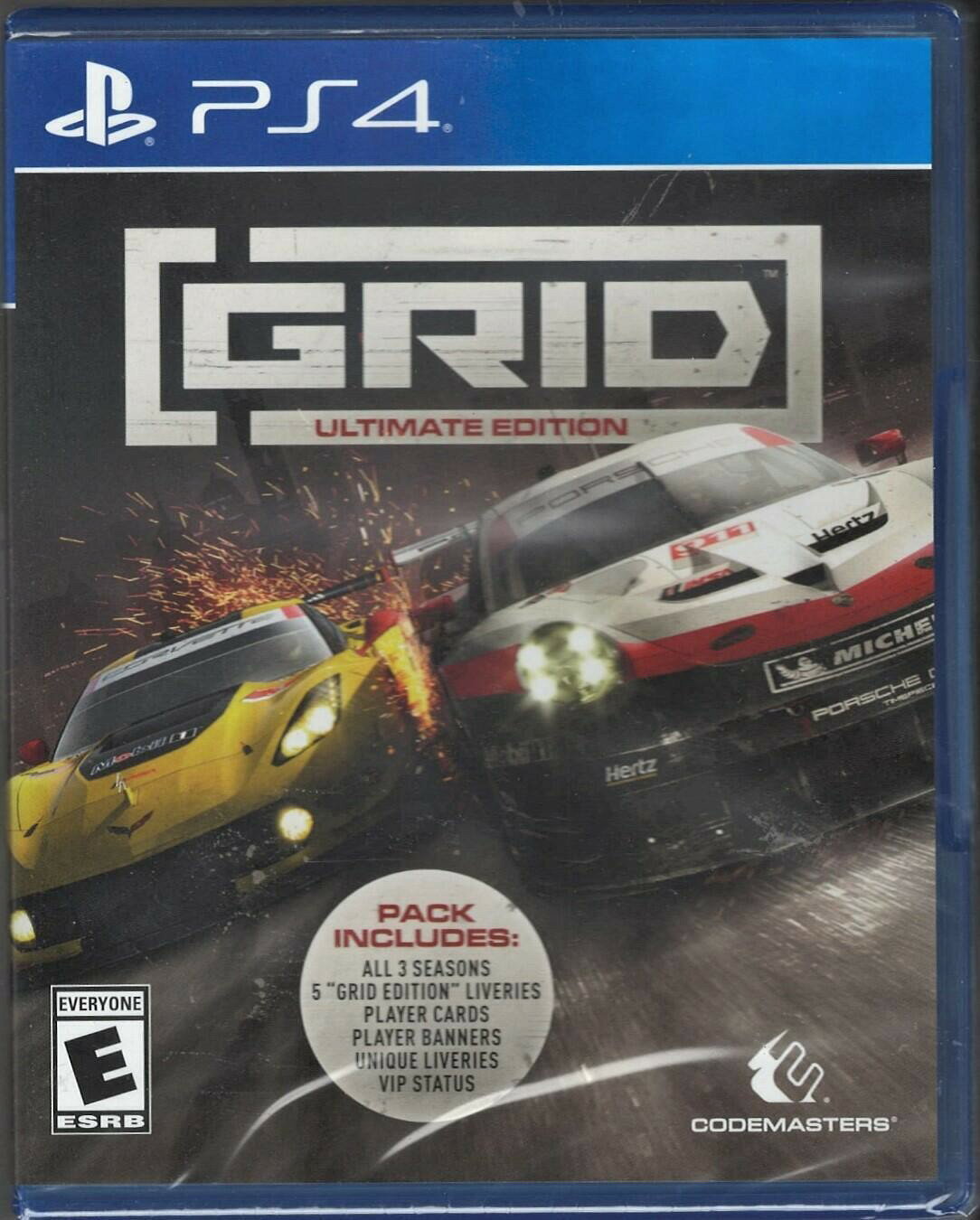 Grid - Ultimate Edition PS4 (Brand New Factory Sealed US Version) PlayStation 4, 北米版 PS4 プレイステーション4 海外版ソフト