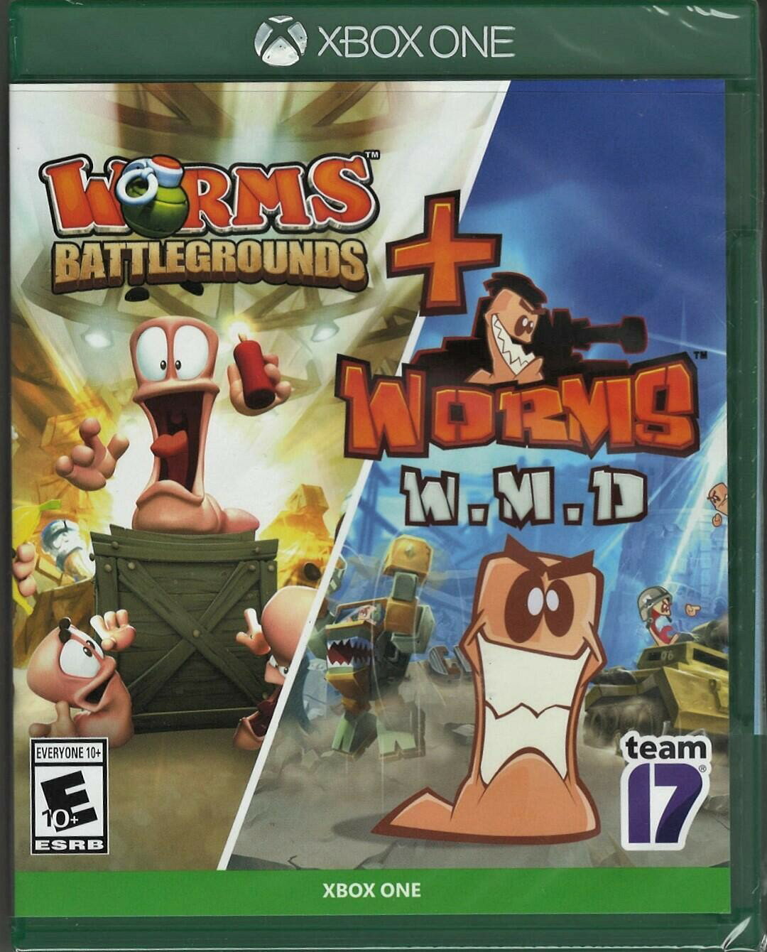 PRODUCT DETAILS 【商品情報】・商品名：Worms Battleground & Worms WMD Xbox One (Brand New Factory Sealed US Version) Xb・対応機種：Xbox One（Xbox One）・仕様：北米版（NTSC-U/C）・言語：英語【コンディション】・新品未開封の海外直輸入品です。・パッケージに輸送によるスレ・小傷がある場合があります。 ■ 北米版ゲームについてのご注意（必ずお読みください） 【北米版 ゲームについてのご注意】こちらの商品は、北米版（海外仕様）のゲームソフトです。・Xbox One（Xbox One）本体はリージョンフリーのため、日本国内の本体でもプレイいただけます。・ゲーム内の表示および音声は、基本的に英語です。日本語には対応していない場合があります。・オンライン機能・ダウンロードコンテンツ等は、アカウントの地域により利用できない場合があります。・海外版であることを理由とした返品・交換はお受けできません。 ■ ご注意 ・掲載画像は実物に近い色味になるよう調整しておりますが、ご利用の環境により差異が生じる場合があります。・複数店舗で在庫を共有しているため、ご注文後に在庫切れとなる場合がございます。・海外倉庫からのお取り寄せのため、発送までに数日〜2〜3週間程度かかる場合があります。 ■ 納期についてお届けの目安を必ずご確認ください。 ご注意 海外からの輸入品となります。海外輸送のため、外箱に軽微なスレ等がある場合がございますが、商品本体には影響ございません。 ※在庫状況は仕入先の在庫情報をもとに出来る限り正確に表示しておりますが、取寄せ商品のため、タイミングによりご注文後に欠品・キャンセルとなる場合がございます。