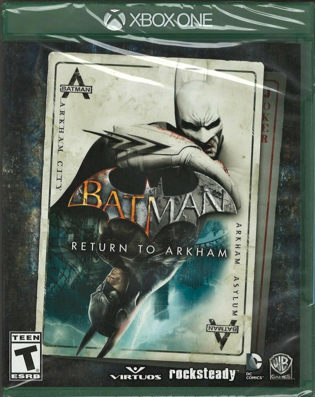 PRODUCT DETAILS 【商品情報】・商品名：Batman: Return to Arkham HD Collection - Xbox One・対応機種：Xbox One（Xbox One）・仕様：北米版（NTSC-U/C）・言語：英語【コンディション】・新品未開封の海外直輸入品です。・パッケージに輸送によるスレ・小傷がある場合があります。 ■ 北米版ゲームについてのご注意（必ずお読みください） 【北米版 ゲームについてのご注意】こちらの商品は、北米版（海外仕様）のゲームソフトです。・Xbox One（Xbox One）本体はリージョンフリーのため、日本国内の本体でもプレイいただけます。・ゲーム内の表示および音声は、基本的に英語です。日本語には対応していない場合があります。・オンライン機能・ダウンロードコンテンツ等は、アカウントの地域により利用できない場合があります。・海外版であることを理由とした返品・交換はお受けできません。 ■ ご注意 ・掲載画像は実物に近い色味になるよう調整しておりますが、ご利用の環境により差異が生じる場合があります。・複数店舗で在庫を共有しているため、ご注文後に在庫切れとなる場合がございます。・海外倉庫からのお取り寄せのため、発送までに数日〜2〜3週間程度かかる場合があります。 ■ 納期についてお届けの目安を必ずご確認ください。 ご注意 海外からの輸入品となります。海外輸送のため、外箱に軽微なスレ等がある場合がございますが、商品本体には影響ございません。 ※在庫状況は仕入先の在庫情報をもとに出来る限り正確に表示しておりますが、取寄せ商品のため、タイミングによりご注文後に欠品・キャンセルとなる場合がございます。