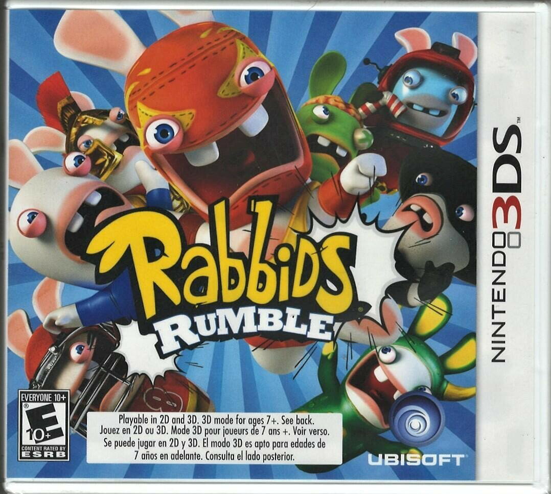 PRODUCT DETAILS 【商品情報】・商品名：Rabbids Rumble 3DS (Brand New Factory Sealed US Version) Nintendo 3DS, nintendo_・対応機種：ニンテンドー3DS（3DS）・仕様：北米版（NTSC-U/C）・言語：英語【コンディション】・新品未開封の海外直輸入品です。・パッケージに輸送によるスレ・小傷がある場合があります。 ■ 北米版ゲームについてのご注意（必ずお読みください） 【北米版 ゲームについてのご注意】こちらの商品は、海外仕様のゲームソフトです。・ニンテンドー3DS（3DS）は本体にリージョン制限があるため、日本国内の本体では通常そのままプレイすることはできません。・北米版の本体など、ソフトに対応した本体が必要です。・ゲーム内の表示および音声は、基本的に英語などの外国語です。日本語には対応していない場合があります。・映像方式や接続するテレビ・モニターによっては、正常に表示されない場合があります。・海外版であることや、お手持ちの本体で使用できないことを理由とした返品・交換はお受けできません。 ■ ご注意 ・掲載画像は実物に近い色味になるよう調整しておりますが、ご利用の環境により差異が生じる場合があります。・複数店舗で在庫を共有しているため、ご注文後に在庫切れとなる場合がございます。・海外倉庫からのお取り寄せのため、発送までに数日〜2〜3週間程度かかる場合があります。 ■ 納期についてお届けの目安を必ずご確認ください。 ご注意 海外からの輸入品となります。海外輸送のため、外箱に軽微なスレ等がある場合がございますが、商品本体には影響ございません。 ※在庫状況は仕入先の在庫情報をもとに出来る限り正確に表示しておりますが、取寄せ商品のため、タイミングによりご注文後に欠品・キャンセルとなる場合がございます。