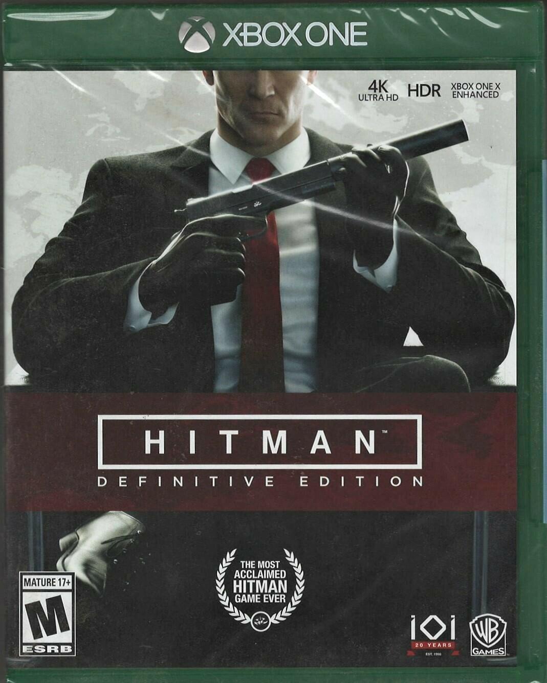 PRODUCT DETAILS 【商品情報】・商品名：Hitman: Definitive Edition Xbox One (Brand New Factory Sealed US Version) Xbox O・対応機種：Xbox One（Xbox One）・仕様：北米版（NTSC-U/C）・言語：英語【コンディション】・新品未開封の海外直輸入品です。・パッケージに輸送によるスレ・小傷がある場合があります。 ■ 北米版ゲームについてのご注意（必ずお読みください） 【北米版 ゲームについてのご注意】こちらの商品は、北米版（海外仕様）のゲームソフトです。・Xbox One（Xbox One）本体はリージョンフリーのため、日本国内の本体でもプレイいただけます。・ゲーム内の表示および音声は、基本的に英語です。日本語には対応していない場合があります。・オンライン機能・ダウンロードコンテンツ等は、アカウントの地域により利用できない場合があります。・海外版であることを理由とした返品・交換はお受けできません。 ■ ご注意 ・掲載画像は実物に近い色味になるよう調整しておりますが、ご利用の環境により差異が生じる場合があります。・複数店舗で在庫を共有しているため、ご注文後に在庫切れとなる場合がございます。・海外倉庫からのお取り寄せのため、発送までに数日〜2〜3週間程度かかる場合があります。 ■ 納期についてお届けの目安を必ずご確認ください。 ご注意 海外からの輸入品となります。海外輸送のため、外箱に軽微なスレ等がある場合がございますが、商品本体には影響ございません。 ※在庫状況は仕入先の在庫情報をもとに出来る限り正確に表示しておりますが、取寄せ商品のため、タイミングによりご注文後に欠品・キャンセルとなる場合がございます。