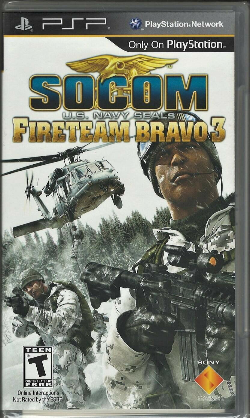 SOCOM US Navy SEALs: Fireteam Bravo 3 PSP (Brand New Factory Sealed US Version) 北米版 PSP PSP 海外版ソフト