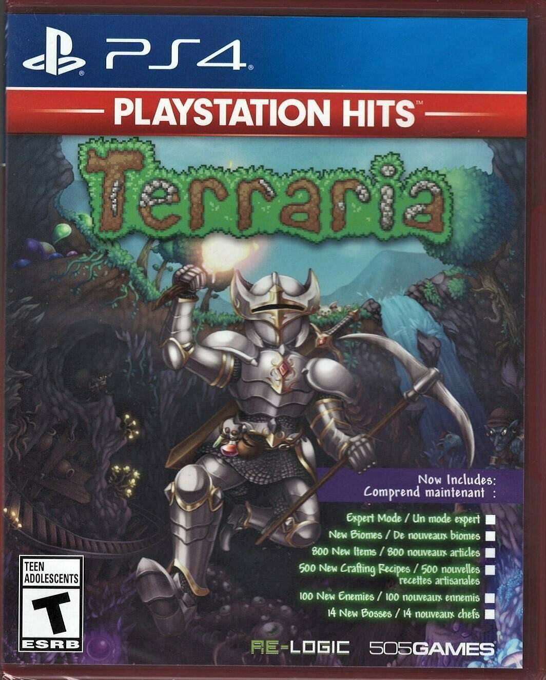 Terraria (PlayStation Hits) PS4 (Brand New Factory Sealed US Version) PlayStatio 北米版 PS4 プレイステーション4 海外版ソフト