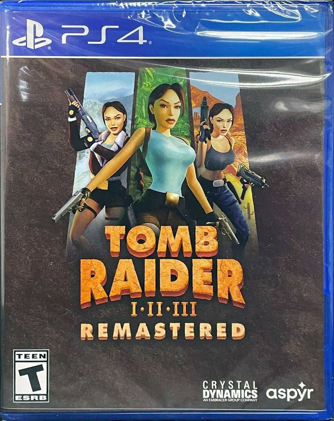 Tomb Raider I-III Remastered Starring Lara Croft - PlayStation 4 北米版 PS4 プレイステーション4 海外版ソフト