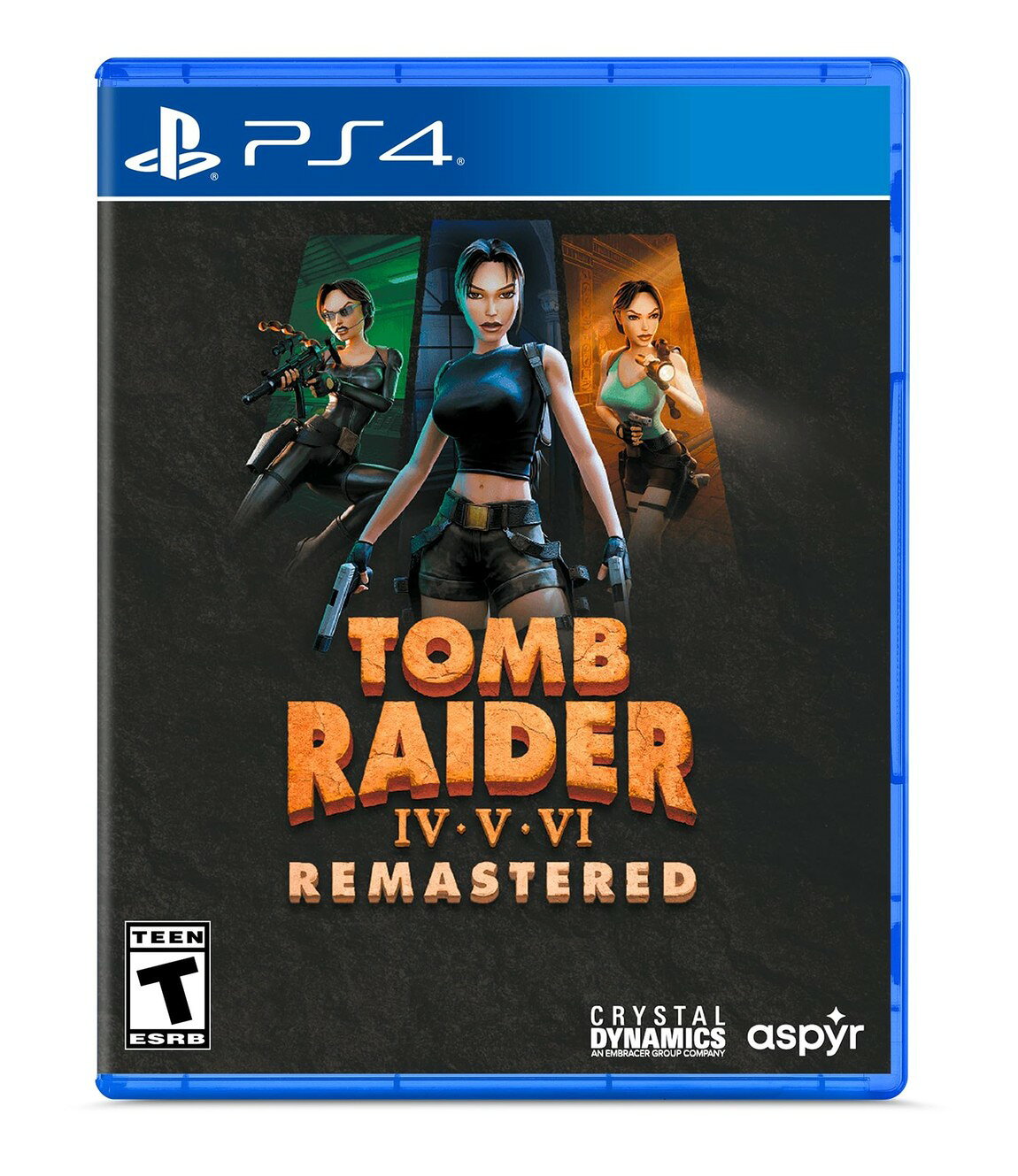 Tomb Raider IV VI Remastered Starring Lara Croft - PlayStation 4 北米版 PS4 プレイステーション4 海外版ソフト