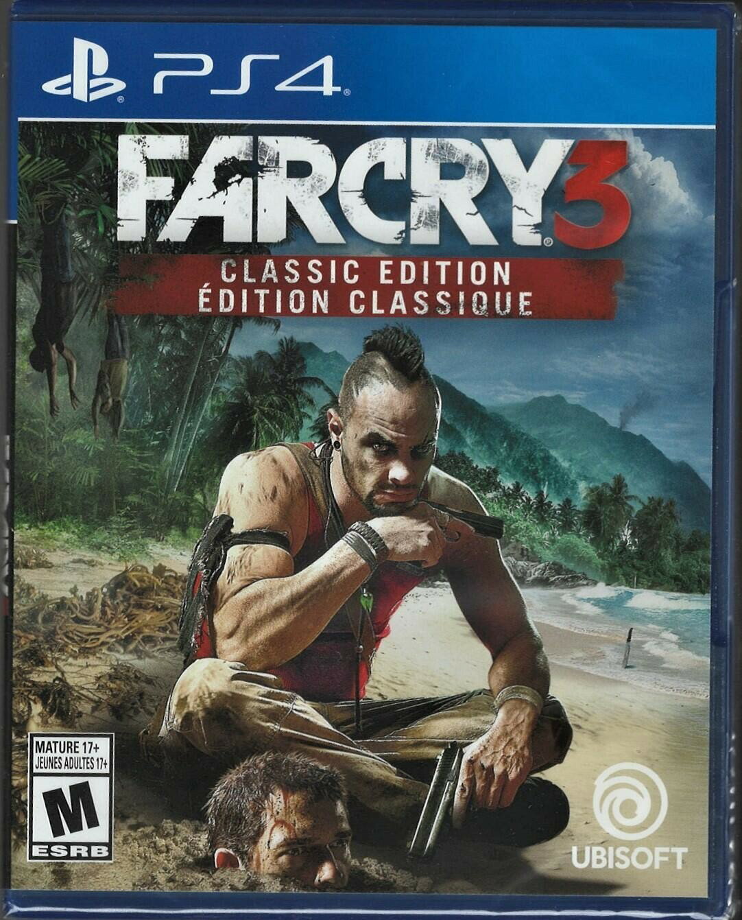 Far Cry 3 Classic Edition PS4 (Brand New Factory Sealed US Version) No Operating 北米版 PS4 プレイステーション4 海外版ソフト