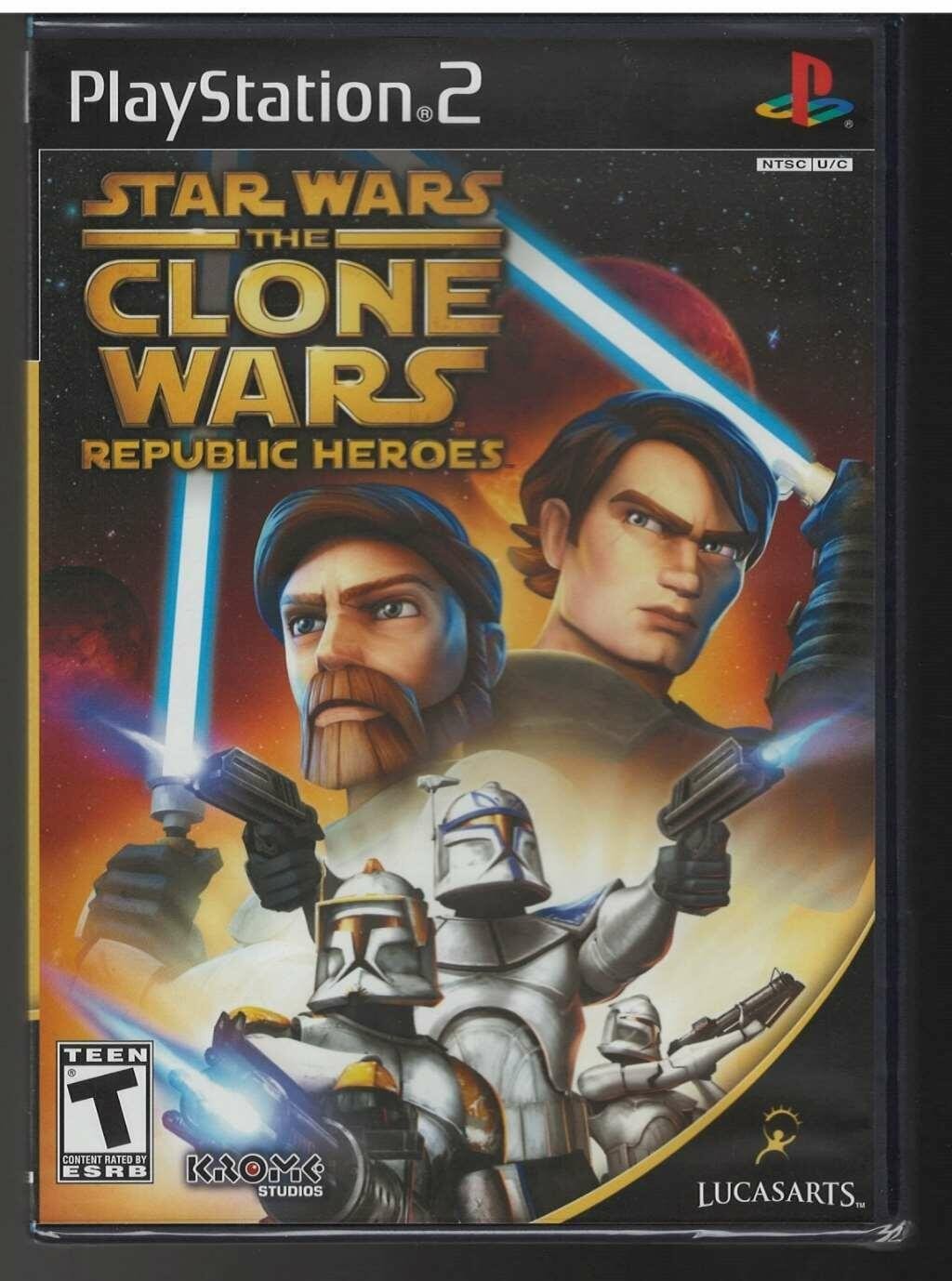 Star Wars the Clone Wars: Republic Heroes PS2 (Brand New Factory Sealed US Versi 北米版 PS2 プレイステーション2 海外版ソフト