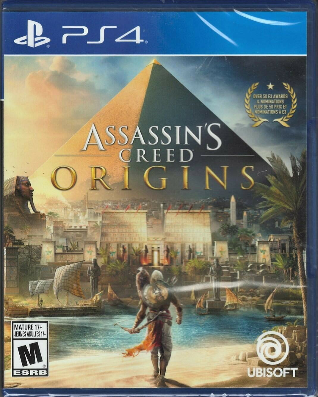 Assassin''s Creed Origins PS4 (Brand New Factory Sealed US Version) PlayStation 北米版 PS4 プレイステーション4 海外版ソフト