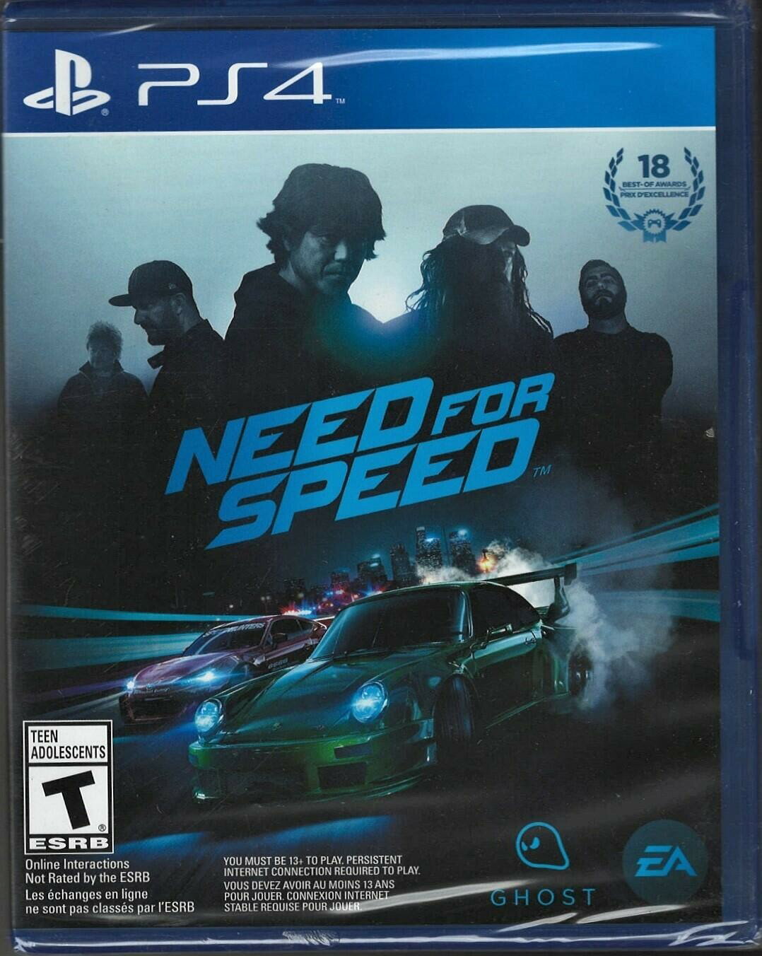 Need for Speed (2016) PS4 (Brand New Factory Sealed US Version) PlayStation 4, p 北米版 PS4 プレイステーション4 海外版ソフト