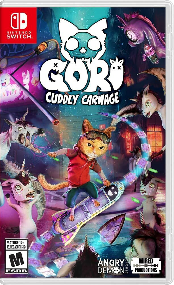 PRODUCT DETAILS 【商品情報】・商品名：Gori: Cuddly Carnage - Nintendo Switch・対応機種：ニンテンドースイッチ（Switch）・仕様：北米版（NTSC-U/C）・言語：英語【コンディション】・新品未開封の海外直輸入品です。・パッケージに輸送によるスレ・小傷がある場合があります。 ■ 北米版ゲームについてのご注意（必ずお読みください） 【北米版 ゲームについてのご注意】こちらの商品は、北米版（海外仕様）のゲームソフトです。・ニンテンドースイッチ（Switch）本体はリージョンフリーのため、日本国内の本体でもプレイいただけます。・ゲーム内の表示および音声は、基本的に英語です。日本語には対応していない場合があります。・オンライン機能・ダウンロードコンテンツ等は、アカウントの地域により利用できない場合があります。・海外版であることを理由とした返品・交換はお受けできません。 ■ ご注意 ・掲載画像は実物に近い色味になるよう調整しておりますが、ご利用の環境により差異が生じる場合があります。・複数店舗で在庫を共有しているため、ご注文後に在庫切れとなる場合がございます。・海外倉庫からのお取り寄せのため、発送までに数日〜2〜3週間程度かかる場合があります。 ■ 納期についてお届けの目安を必ずご確認ください。 ご注意 海外からの輸入品となります。海外輸送のため、外箱に軽微なスレ等がある場合がございますが、商品本体には影響ございません。 ※在庫状況は仕入先の在庫情報をもとに出来る限り正確に表示しておりますが、取寄せ商品のため、タイミングによりご注文後に欠品・キャンセルとなる場合がございます。