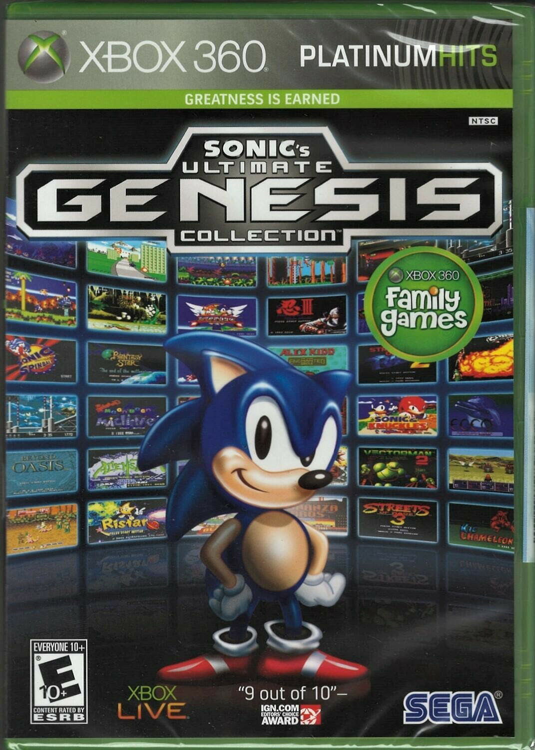 Sonic Ultimate Genesis Collection (Platinum Hits) Xbox 360 (Brand New Factory Se 北米版 Xbox 360 Xbox360 海外版ソフト
