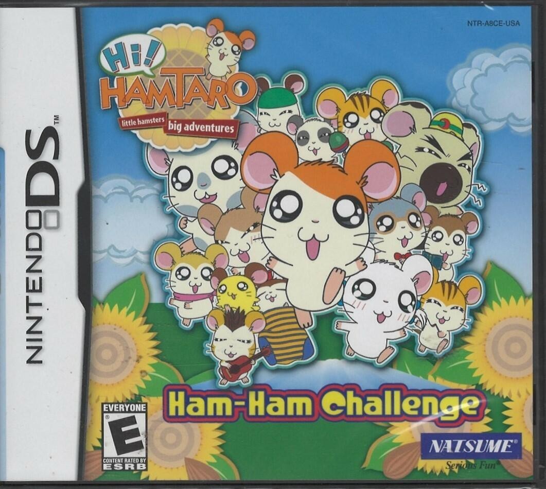 Hi Hamtaro Ham Ham Challenge NDS (Brand New Factory Sealed US Version) Nintendo 北米版 DS ニンテンドーDS 海外版ソフト