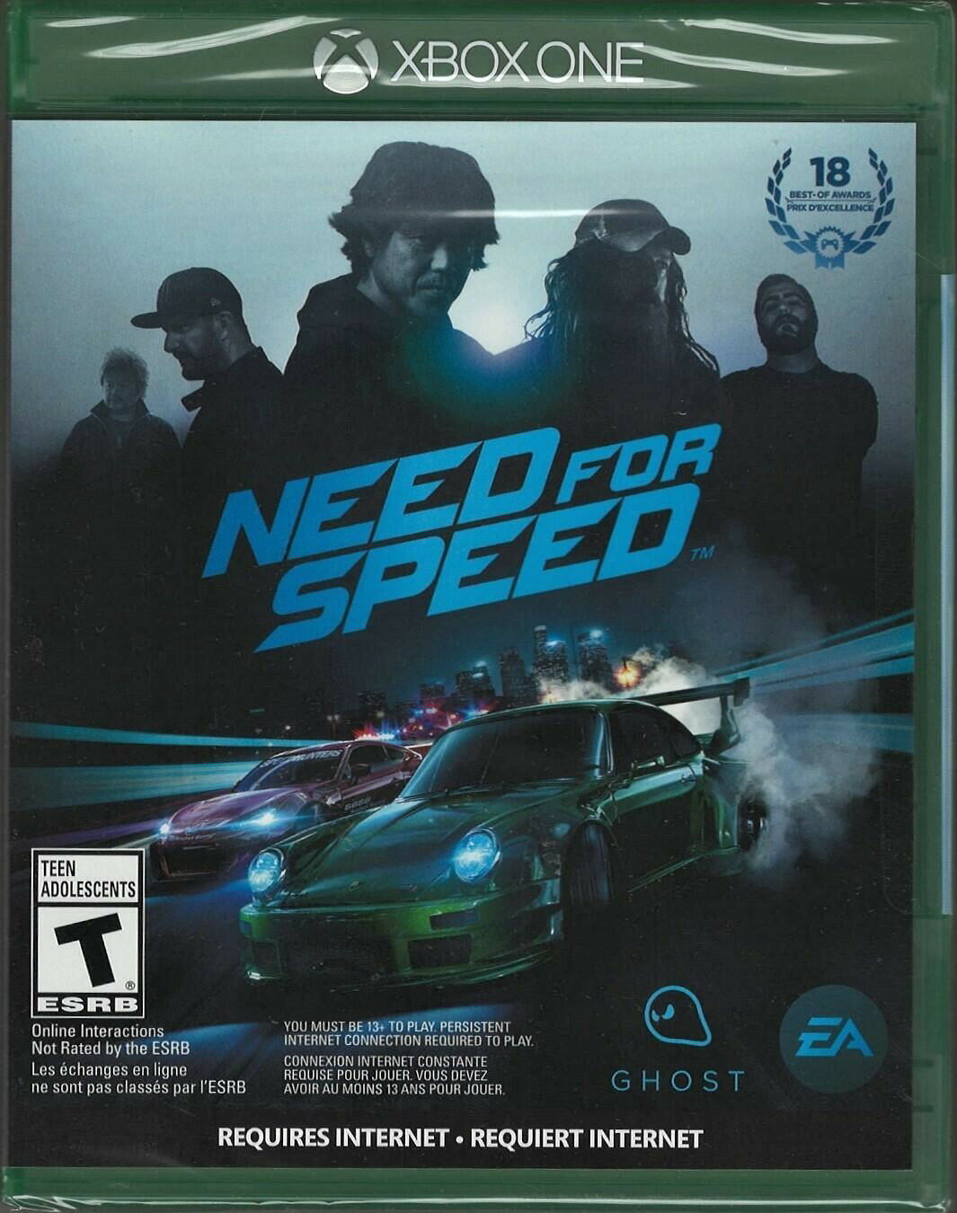 Need for Speed (2016) Xbox One (Brand New Factory Sealed US Version) Xbox One, x 北米版 Xbox One Xbox One 海外版ソフト