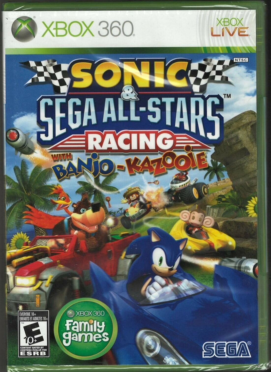 Sonic & Sega All-Stars Racing Xbox 360 (Brand New Factory Sealed US Version) Xbo 北米版 Xbox 360 Xbox360 海外版ソフト